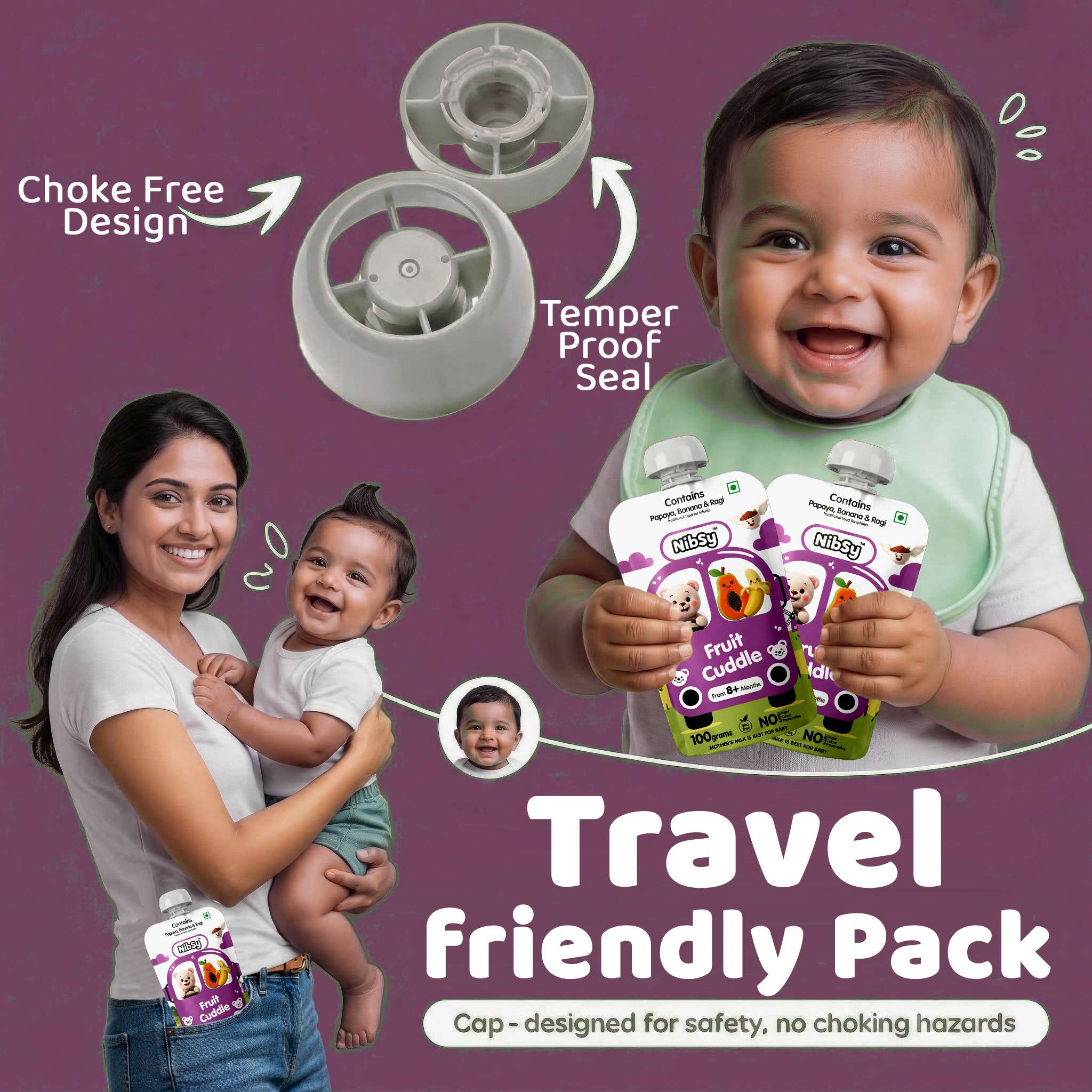 Travel Friendly Pack- Fruit Cuddle