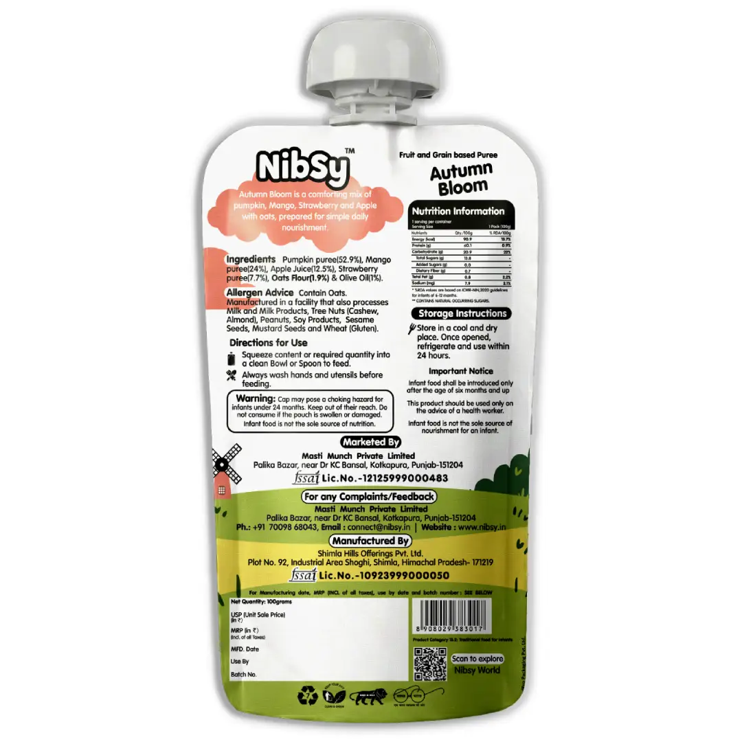 Autumn Bloom Puree