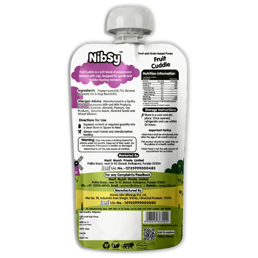Fruit Cuddle Puree